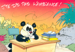 panda couleur